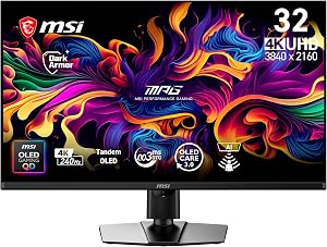 MSI MPG 322UR QD-OLED X24 4Kゲーミングモニター