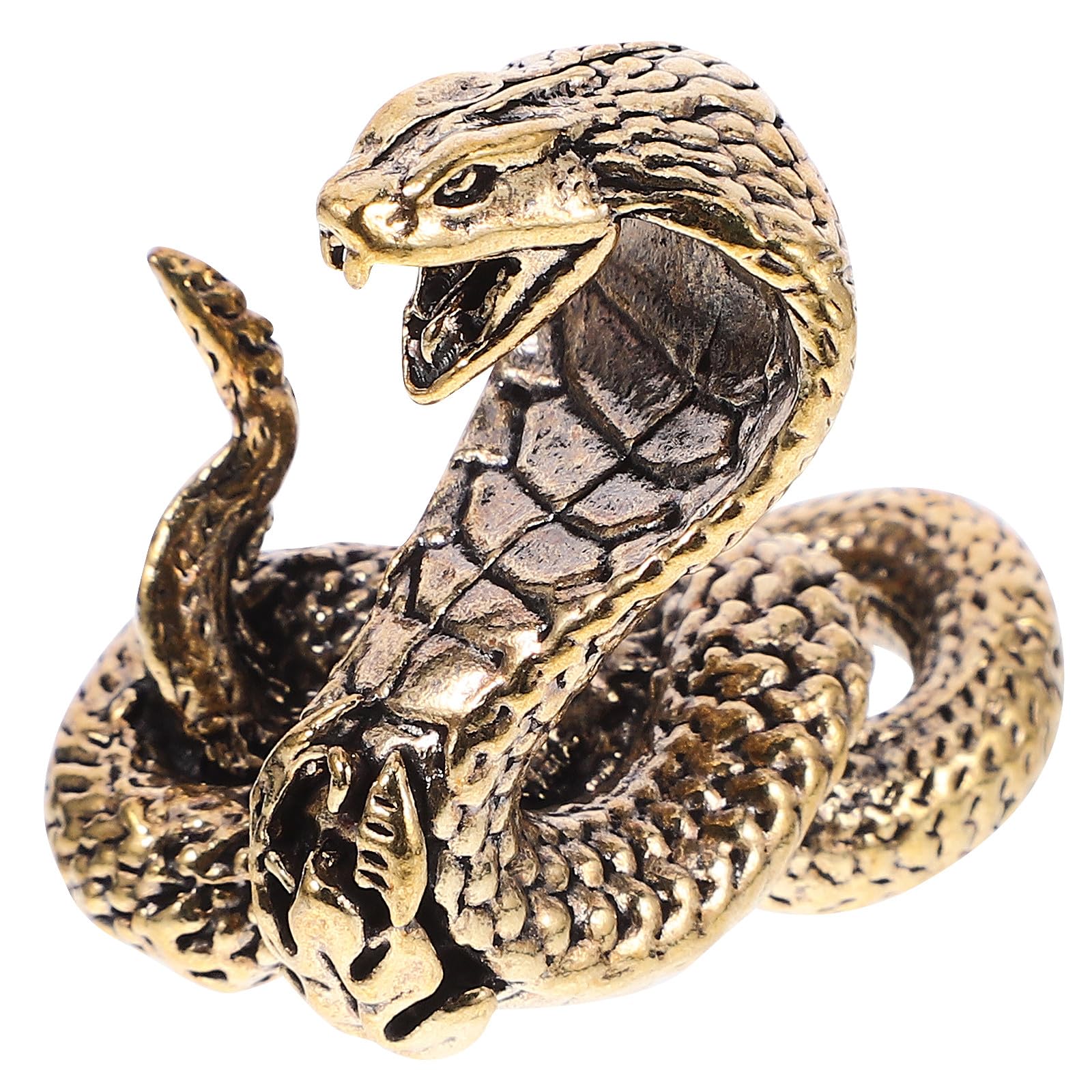 Décoration de bureau serpent en laiton pour rompre la monotonie