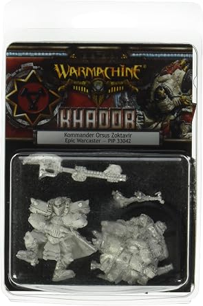 Privateer Press Warmachine Khador Kommander Orsus Zoktavir Model Kit