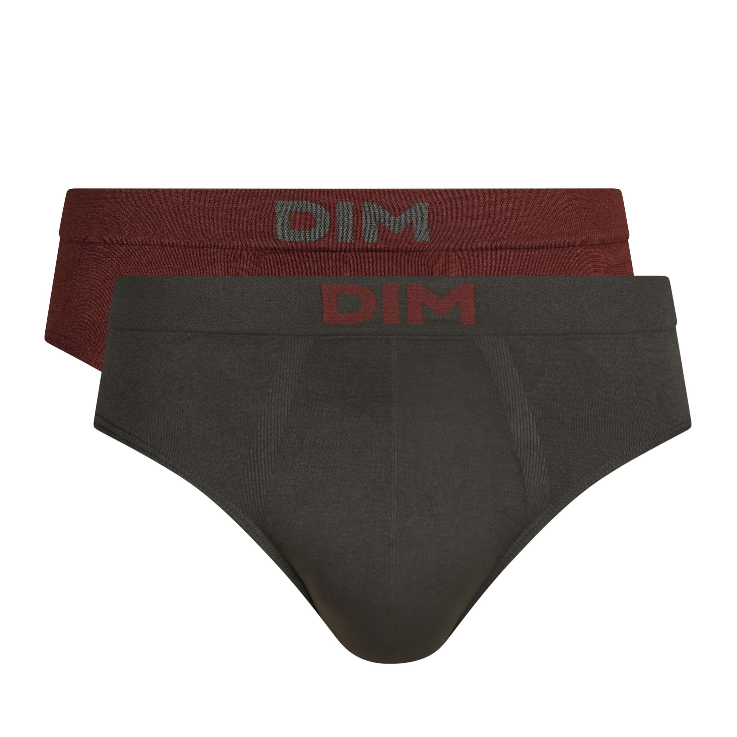 DIM Men - Seamless Micro x2 | Stretch Microfibre Briefs | Ultra Lightweight | Invisible Finish | Comfortable Everyday Support