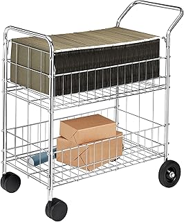 Fellowes 40912 Wire Mail Cart