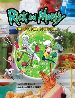 Rick and Morty The Official Cookbook Rick & Morty Season 5, Rick and Morty gifts, Rick and Morty Pickle Rick