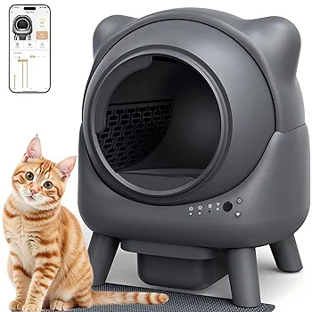 ✨自動猫トイレ✨ 内蔵バッテリー付き 安全センサー 自動清掃 臭わない Amazon | Pandaloli 猫 自動トイレ 猫 トイレ 自動: 全自動 ねこ
