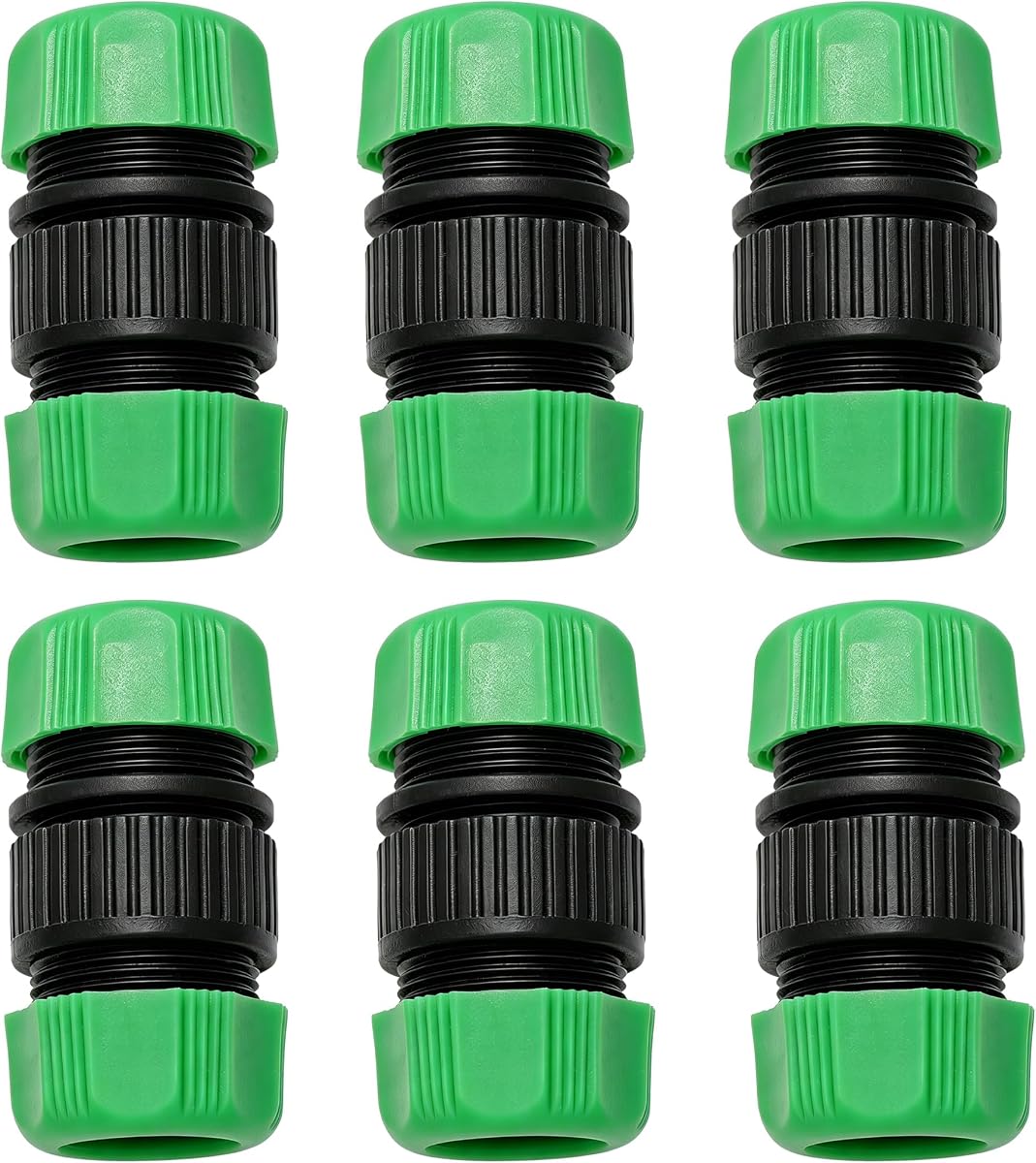 Cuckoo 1/2" Soaker Hose Fittings Repair Kit-Repair Connector 6PCS | 1/2" Soake Hose System Repair Kit Garden Hose Connectors Adapter