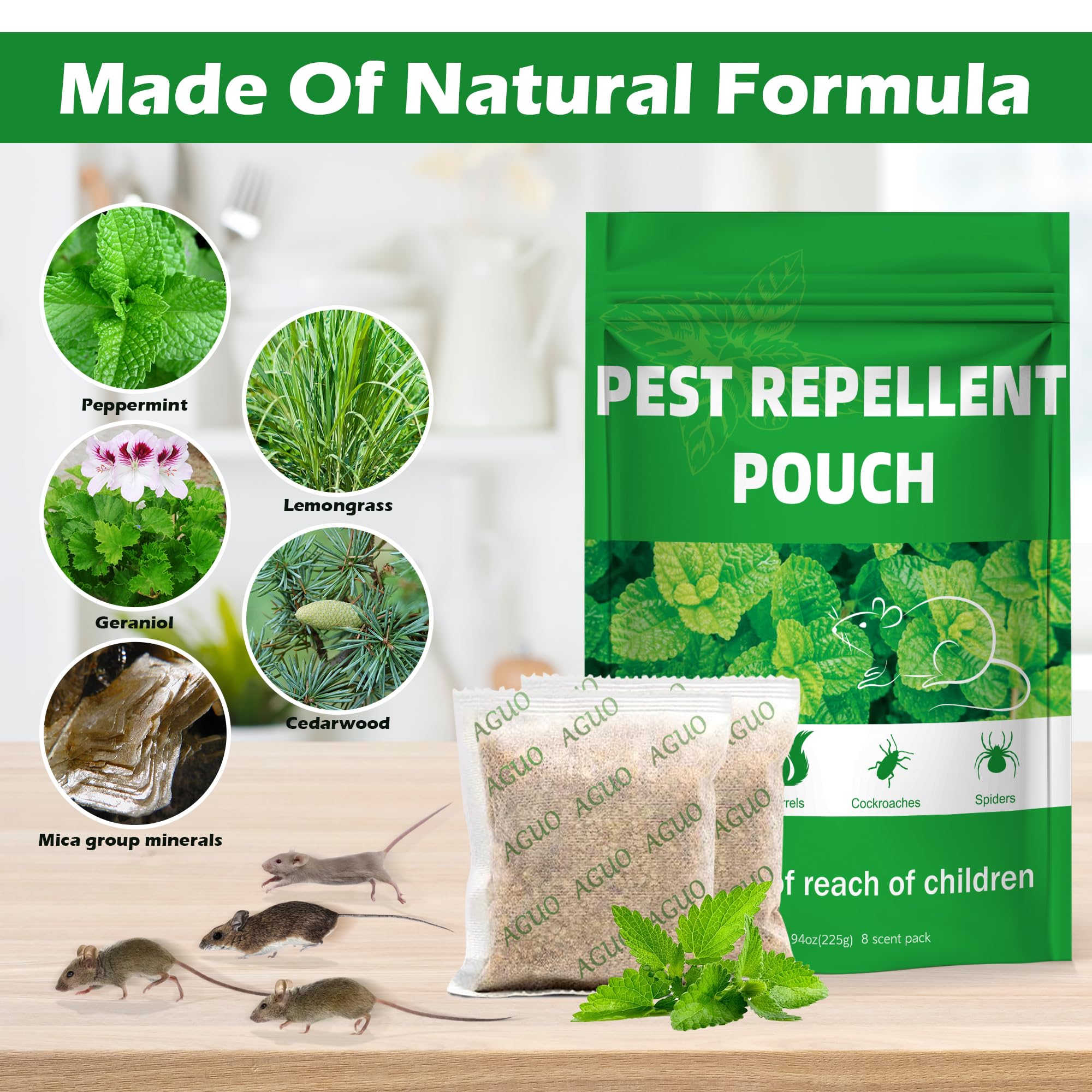 Mouse Mix Natural Mouse Repellent All Away All Natural Mice Repellent Pouches