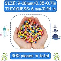 Vista 3 de 300 piezas de miniborradores de animales marinos surtidos, borradores de lápiz novedosos a granel para premios, regalos y relleno de regalos