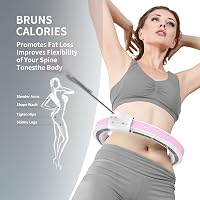 PROIRON Fitness Hula Hoop 1,2-1,8 kg Súlyozott Habszivácsozás 73-98 cm 2