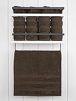 Vista 6 de American Soft Linen Paquete de 4 toallas de baño, 4 toallas de mano y 4 paños de baño