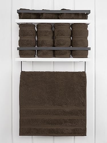 Miniatura 6 de American Soft Linen Paquete de 4 toallas de baño, 4 toallas de mano y 4 paños de baño