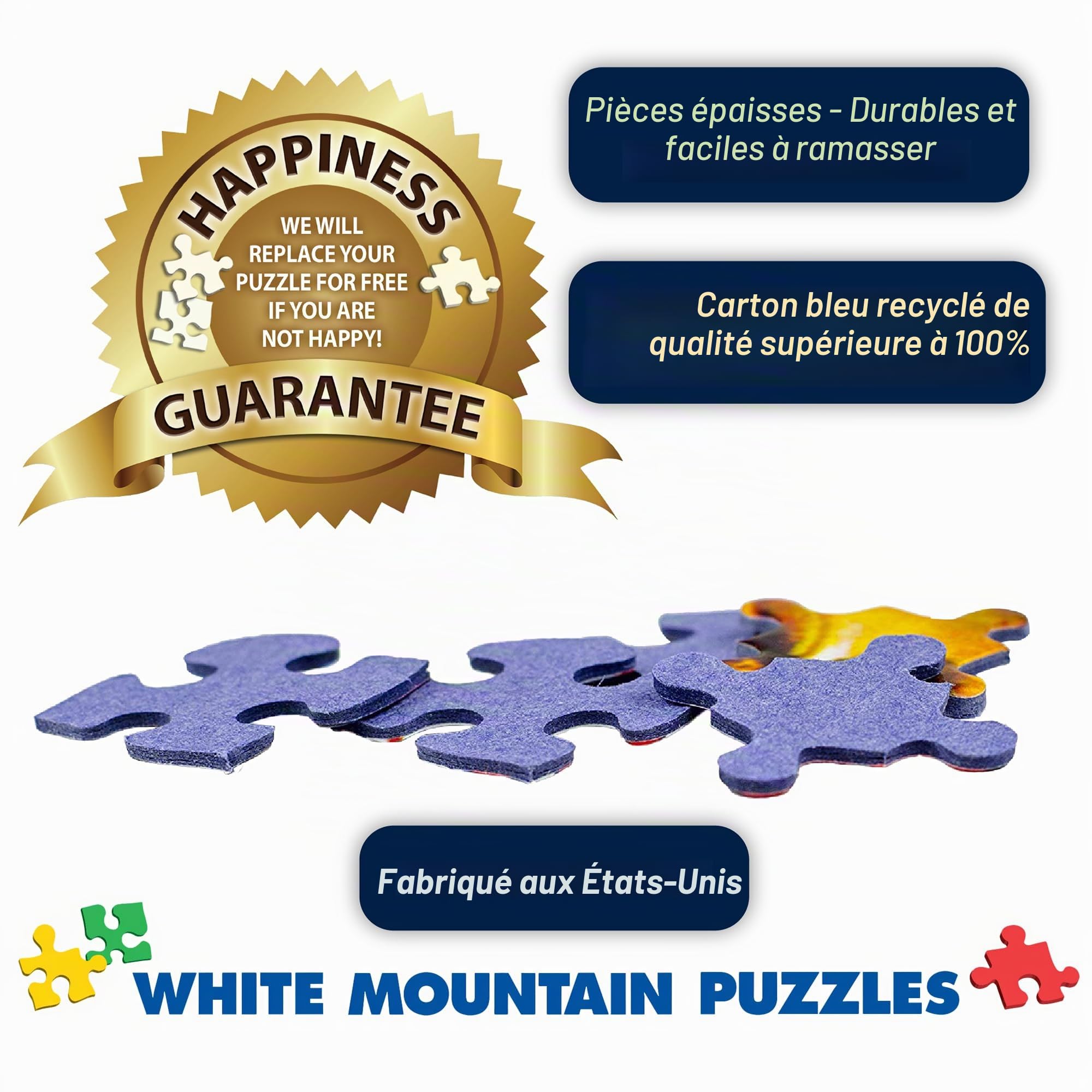 1000 Pièces Puzzle Jeu Léopard Circulaire Jigsaw Puzzles Pour Adultes