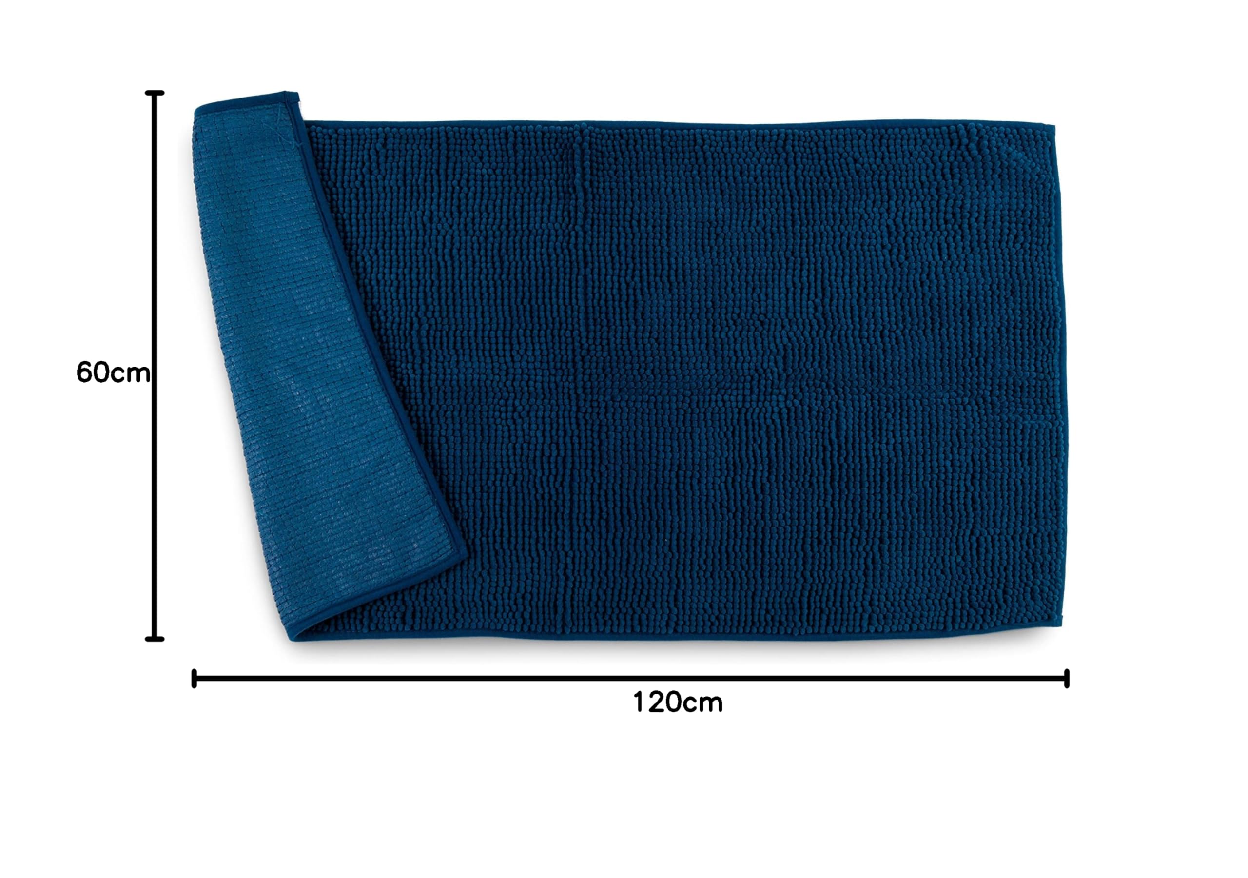 Tappetino Doccia Antiscivolo, Tappetino Doccia Angolare Antimuffa 70x70 Cm, Tappetino Da Bagno Con Ventose E Fori Di Drenaggio (bianco) | Leroy Merlin - Foto 4