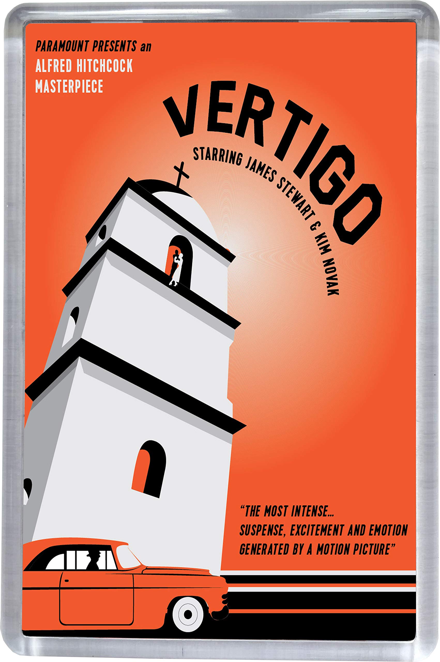 Super Universe Alfred Hitchcock Vertigo Movie Poster Fridge Magnet 5 x 7.5 cm