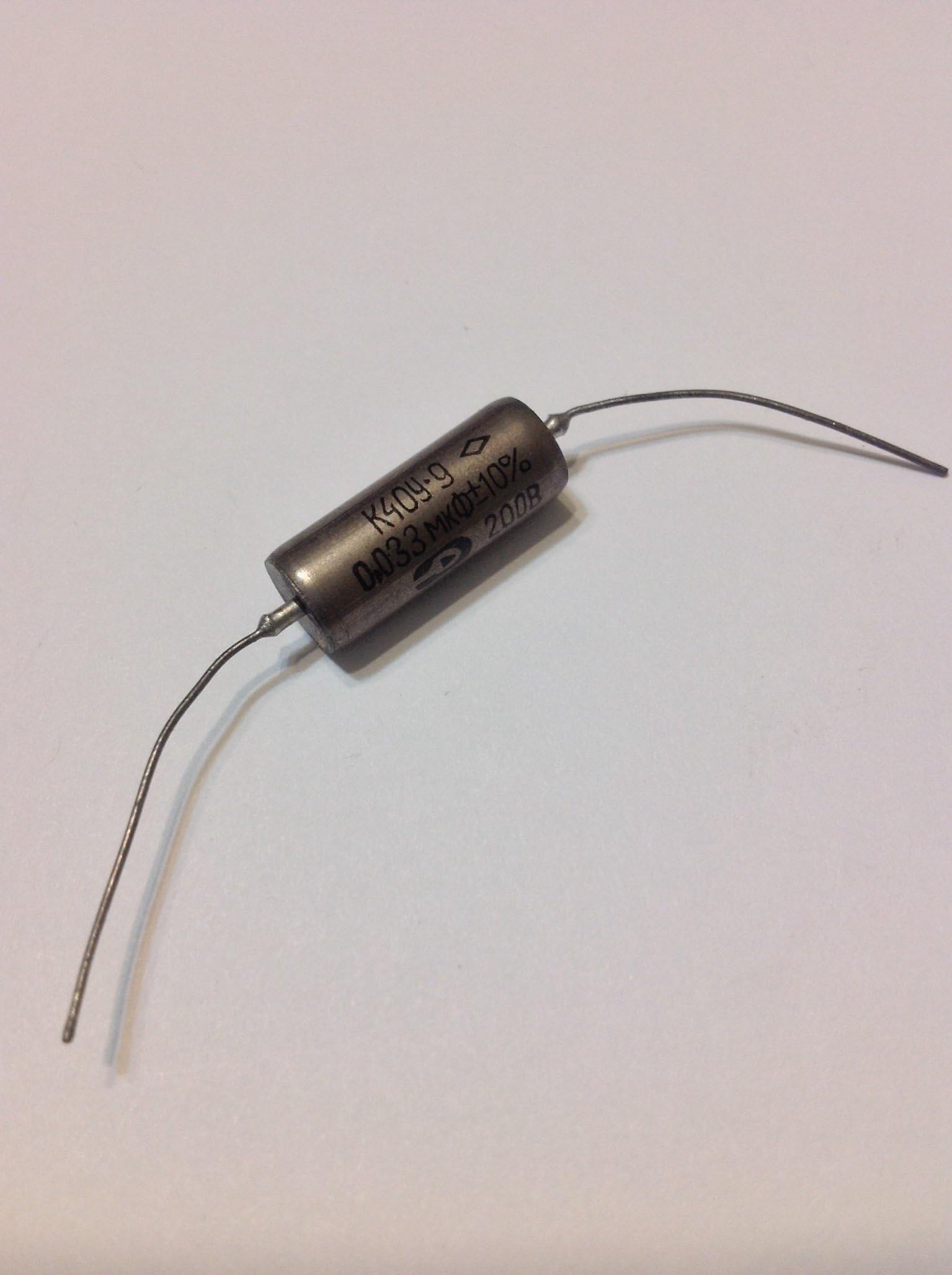 1 x .033uf 200v Soviet Military Paper In Oil Guitar Tone Capacitor K40Y PIO