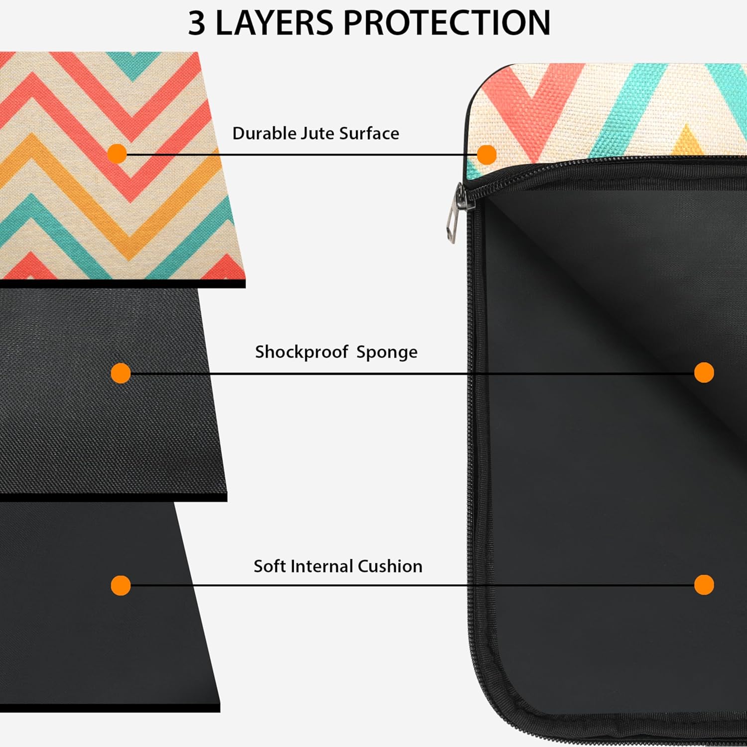 Tabelito Laptop Sleeve Bag 13" to 15.6 inch for Women Jute and Vegan Leather Office Everyday Handbags 14 81FOlcERW1L. SL1500