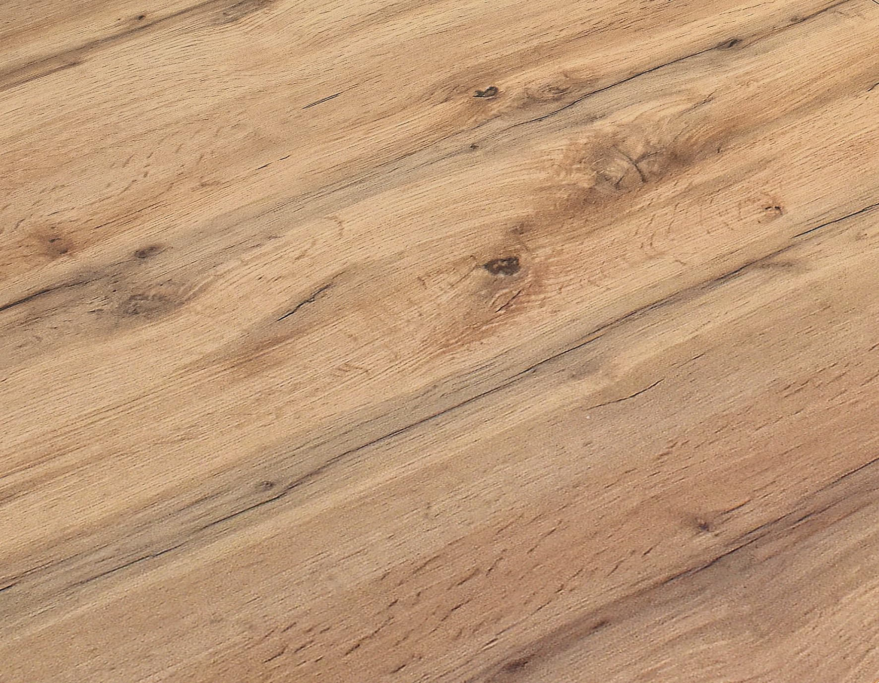 PAZZO DESIGN Tavolo Fisso Margherita, Rovere Rustico, Gamba Bianca, Tavolino Da Bar, Tavolo Da Ristorante, 80 x 80 x 74 cm, Rovere Rustico - id_2096