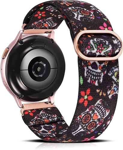 TOYOUTHS Correa elástica de nailon de 0.78 pulgadas compatible con Samsung Galaxy Watch 4 de 1.575 pulgadas, 1.732 pulgadas, Active 2 de 1.575 TOYOUTHS Correa elástica de nailon de 0.78 pulgadas compatible con Samsung Galaxy Watch 4 de 1.575 pulgadas, 1.732 pulgadas, Active 2 de 1.575