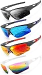 ANYLUV Mens Sunglasses Polarized Sports Sunglasses for Men Outdoor Sports Cycling Glasses for Driving Baseball
