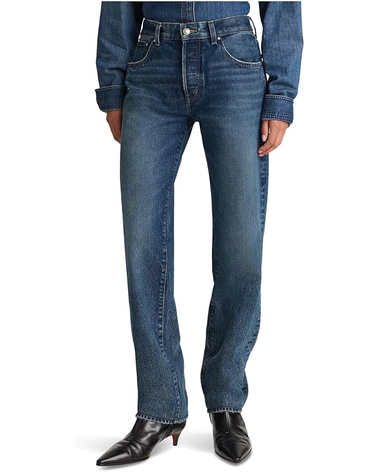 Madewell Dean Easy Straight Jean in Greendale Wash - Main View