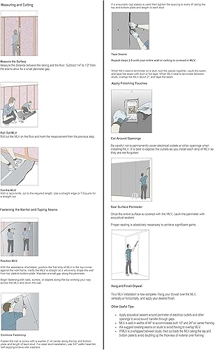 Miniatura 2 de Acoustimac DBlock - Barrera de aislamiento acústico para paredes, suelos o techos (0.5 libras, 4 x 25 pies, 100 pies cuadrados