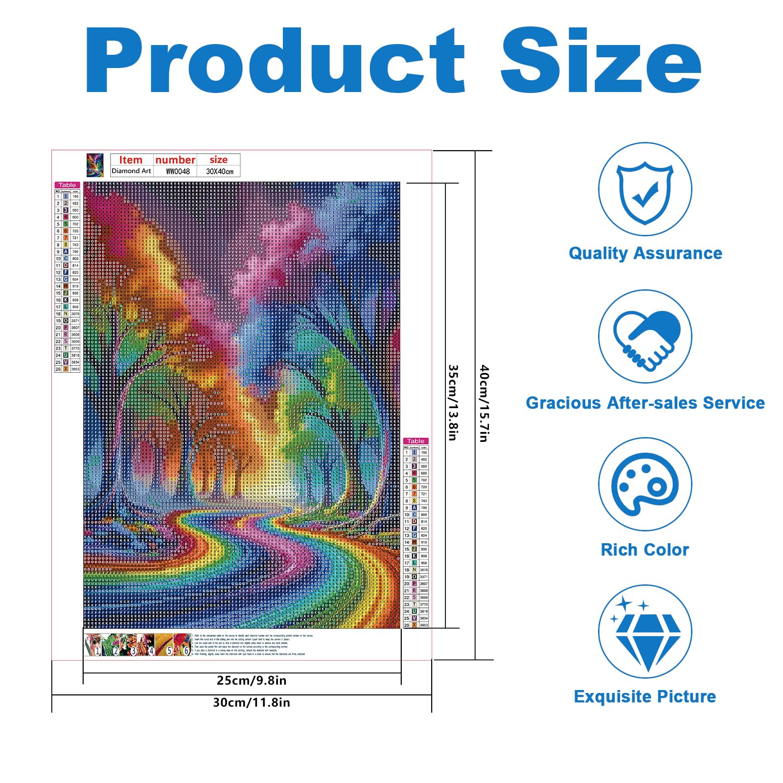 Diamond Art Kits for Adults - Rainbow Path -2 Diamond Art Kits for Adults - Rainbow Path -2