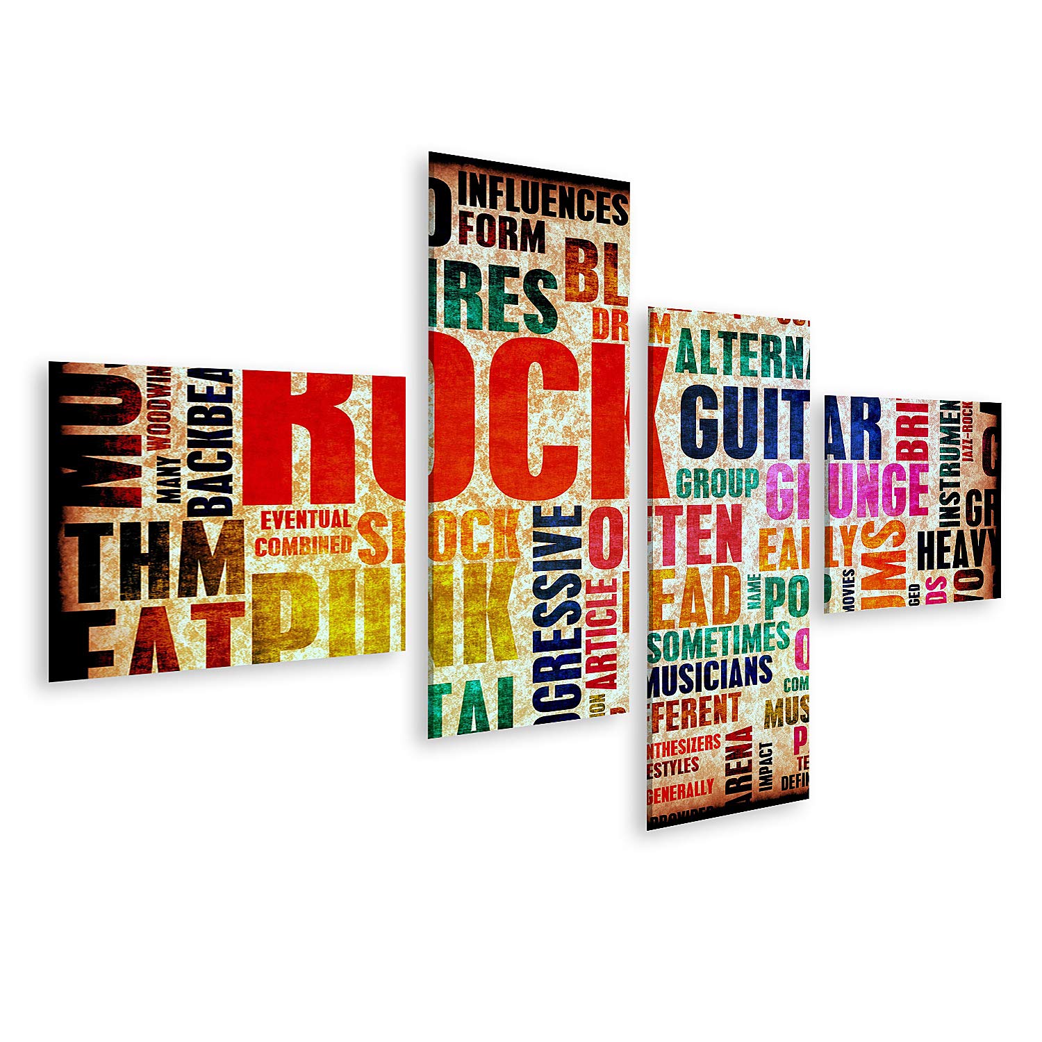 islandburner Quadro su tela Poster musicale rock come sfondo grunge Quadri Stampe per soggiorno ufficio