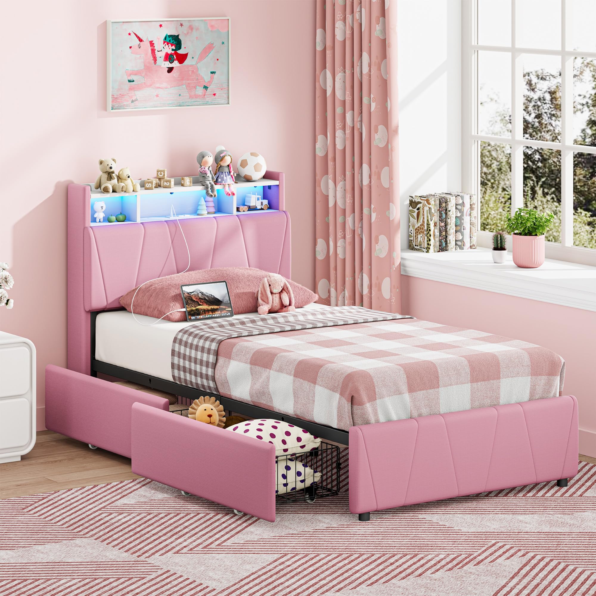 LIKIMIO Twin Bed Frame