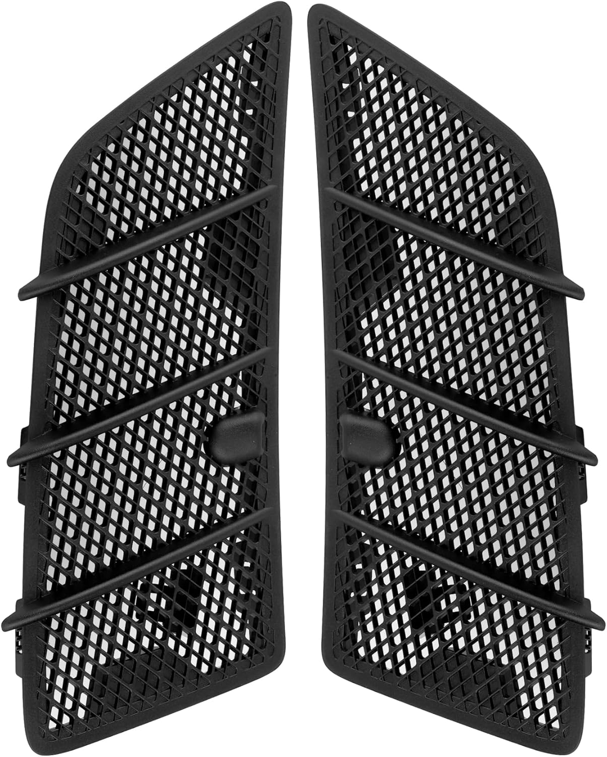 Front Hood Air Vent Grille Cover Compatible with 2008-2011 Mercedes Benz W164 ML GL Class ML350 ML450 ML550 GL350 GL450 GL550 Bonnet Grille Replaces 1648804405 1648804305