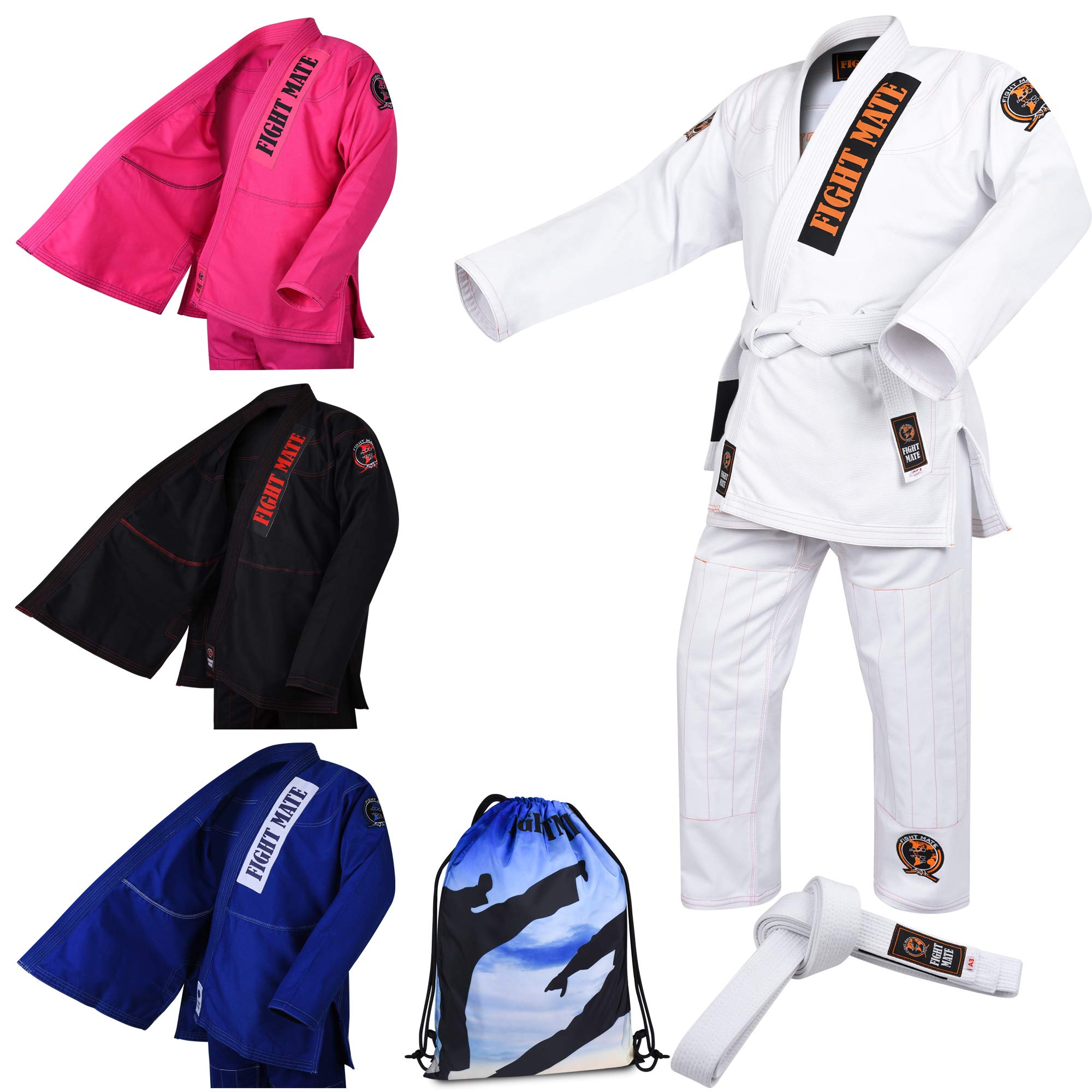 Buy Preshrunk SizeFit Uniform Kimonos Suit Grappling Brazilian Jiu