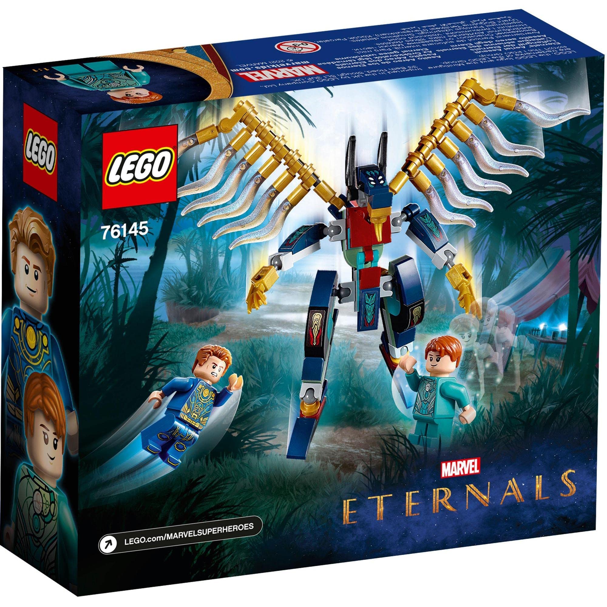 ⭐︎aaa⭐︎♡ Amazon.com: LEGO 76145 Marvel Eternals' Aerial Assault Building
