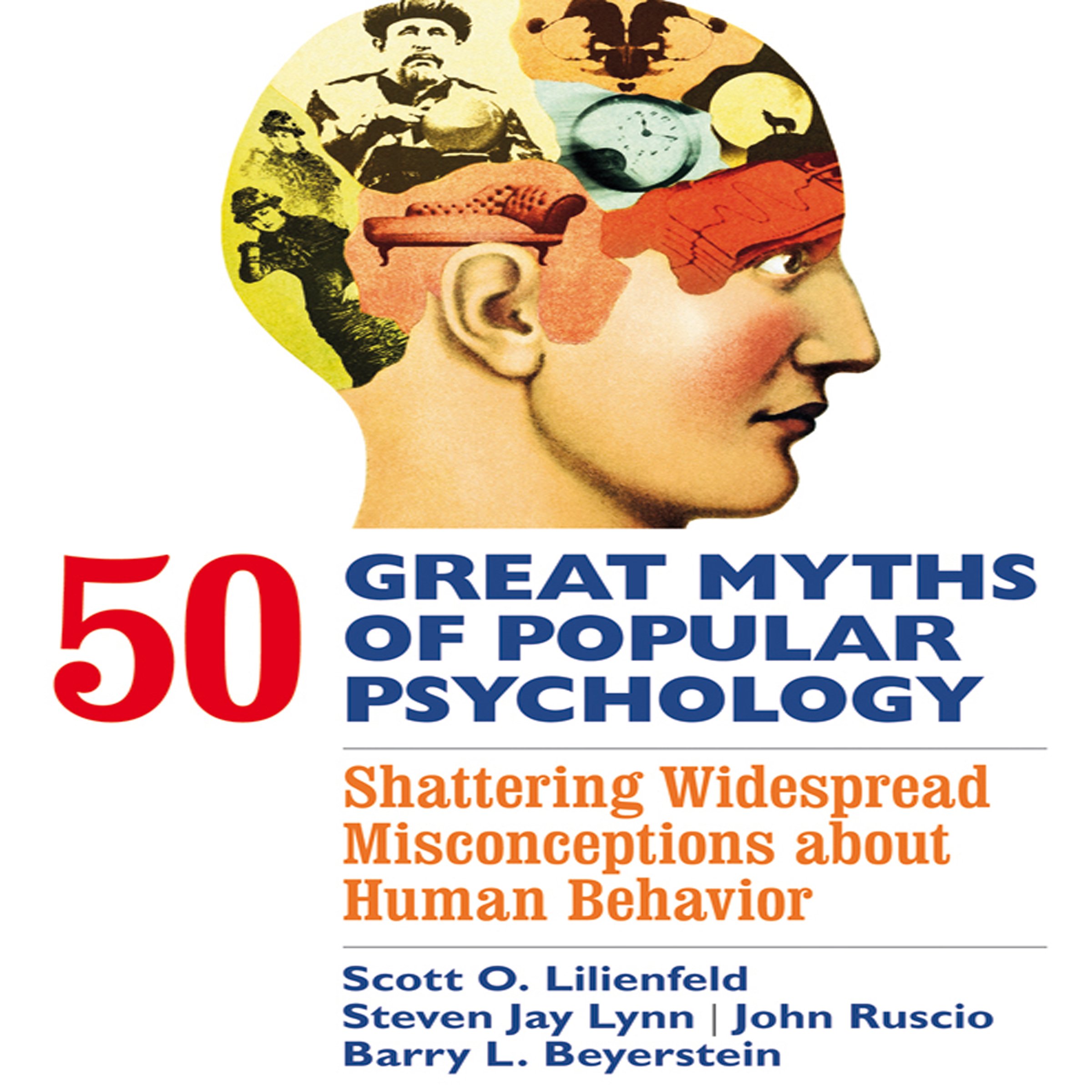 Cover art for 50 Great Myths of Popular Psychology