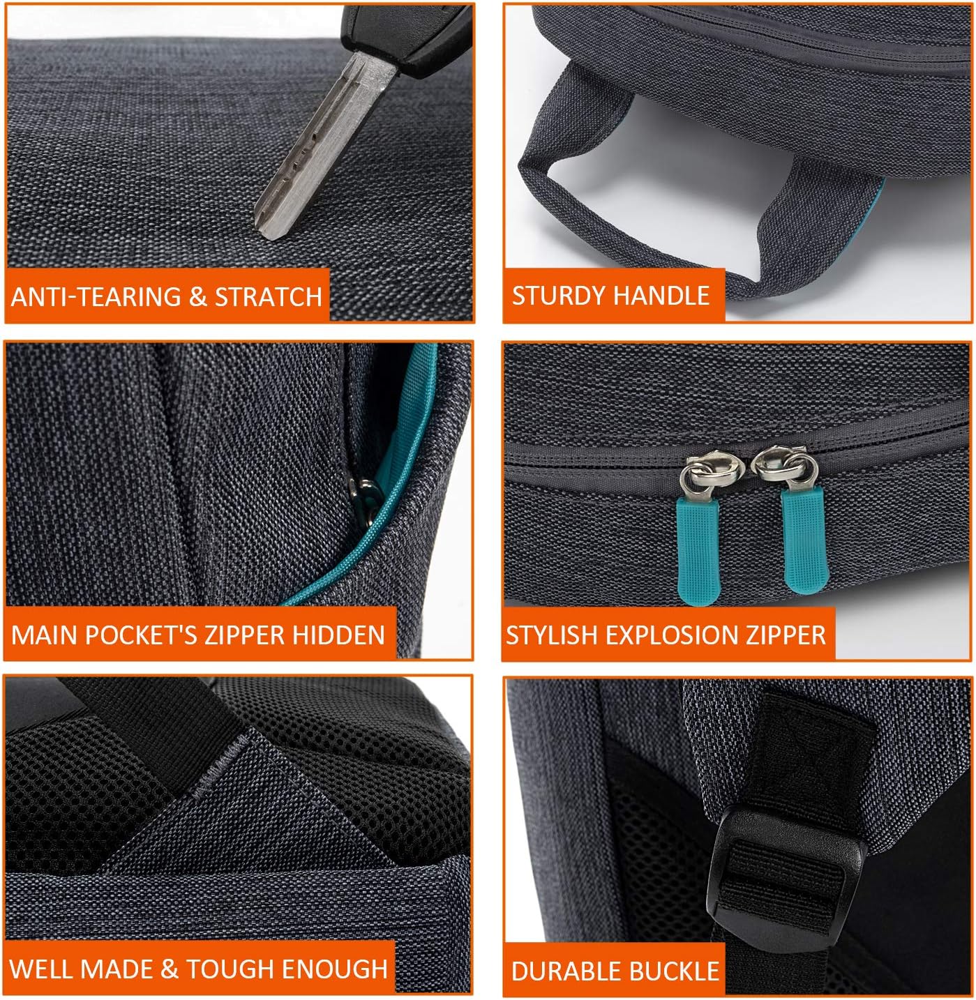 Tесh Dеаlѕ 🔥 KINGSLONG Campus Backpack Women Men Lightweight Laptop Backpack 15.6 Inch Slim