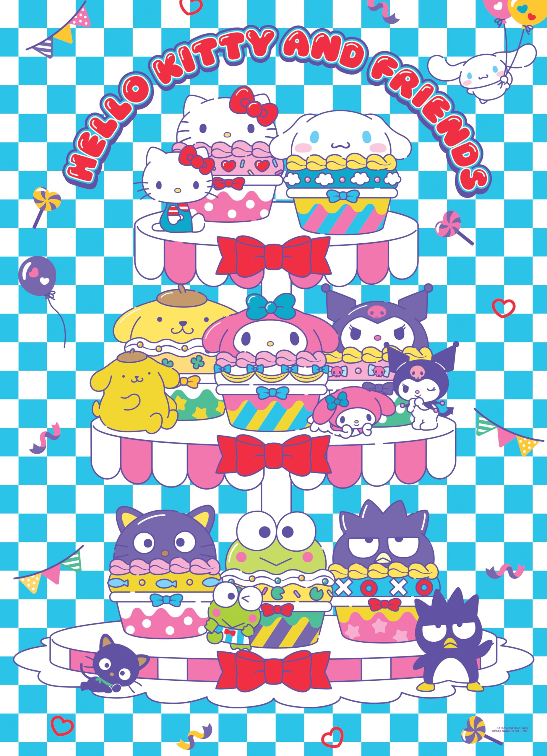 Amazon.com : Hello Kitty and Friends “Sweet Cupcakes” 1,000 Piece