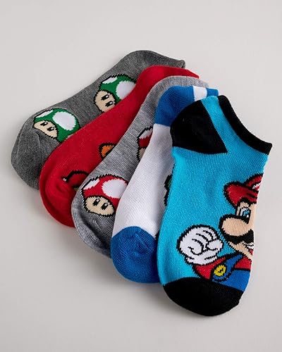 Miniatura 5 de Mario Paquete de 5 calcetines invisibles para niños