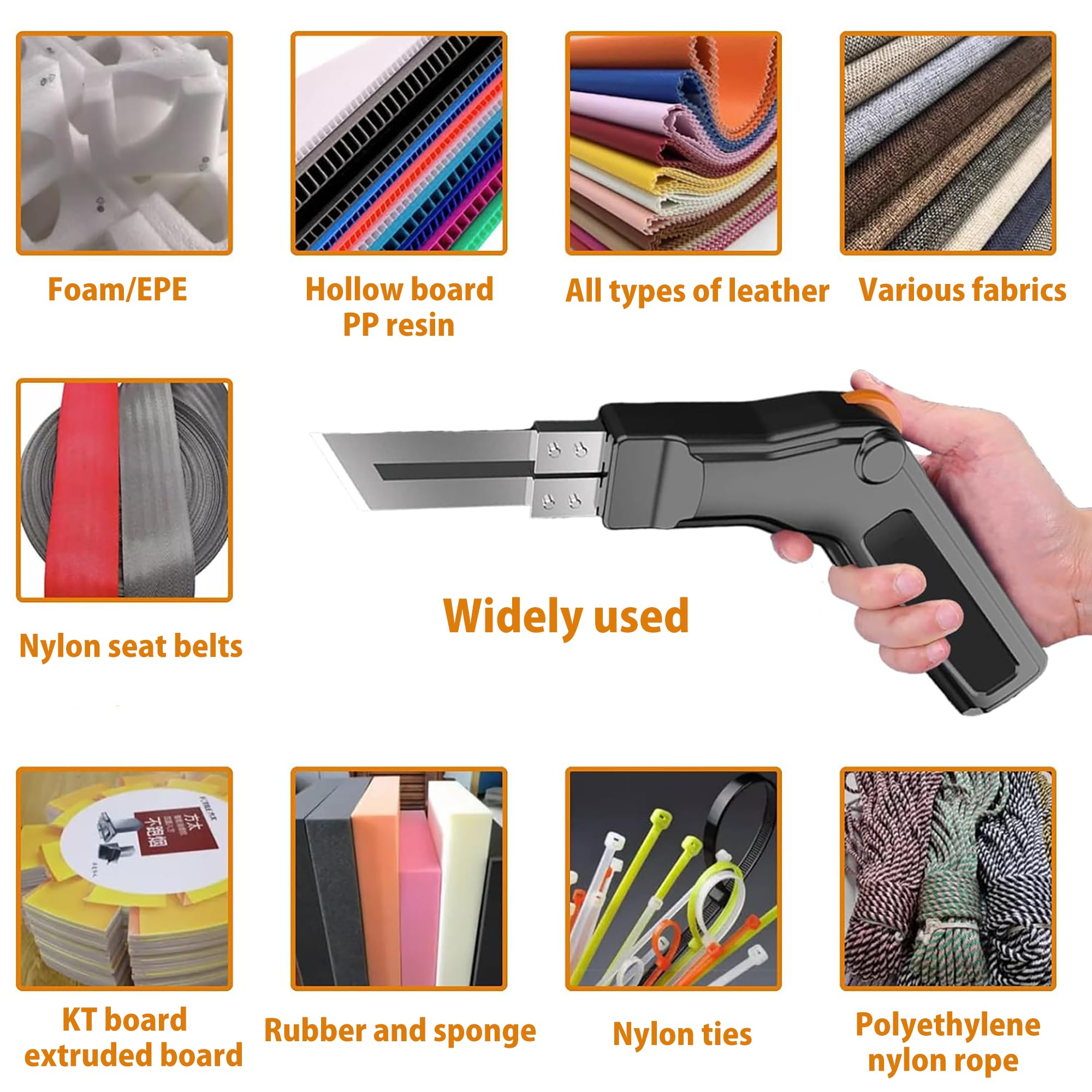 Cortador de espuma, cuchillo caliente eléctrico, herramienta de corte de espuma de poliestireno de 300 W, kit 4 en 1 para cortar aislamiento de placa de espuma, EPP, EPS, XPS, EVA, EPE, PU, KT