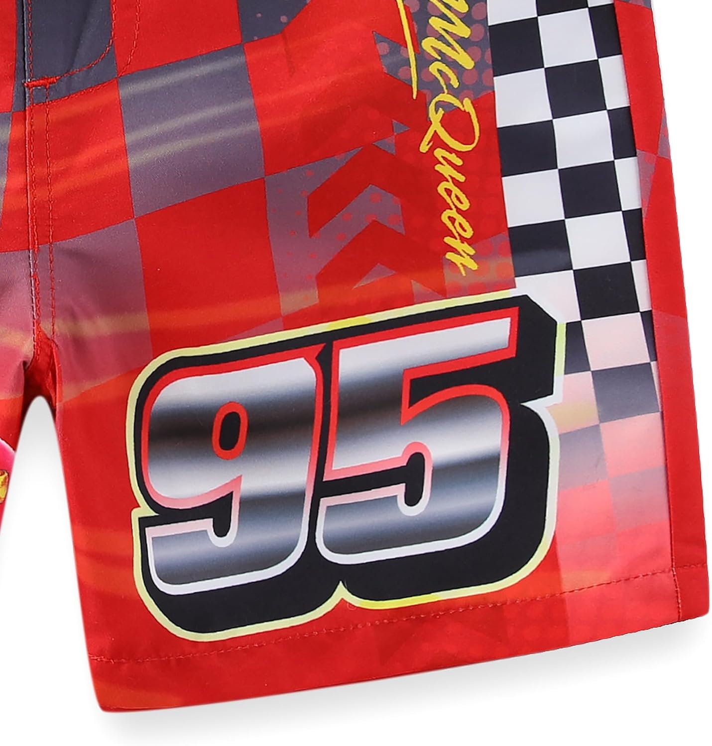 Disney Cars Lightning McQueen Boys UPF 50+ Swim Trunks Bathing Suit for Toddler and Big Kids - Image 3