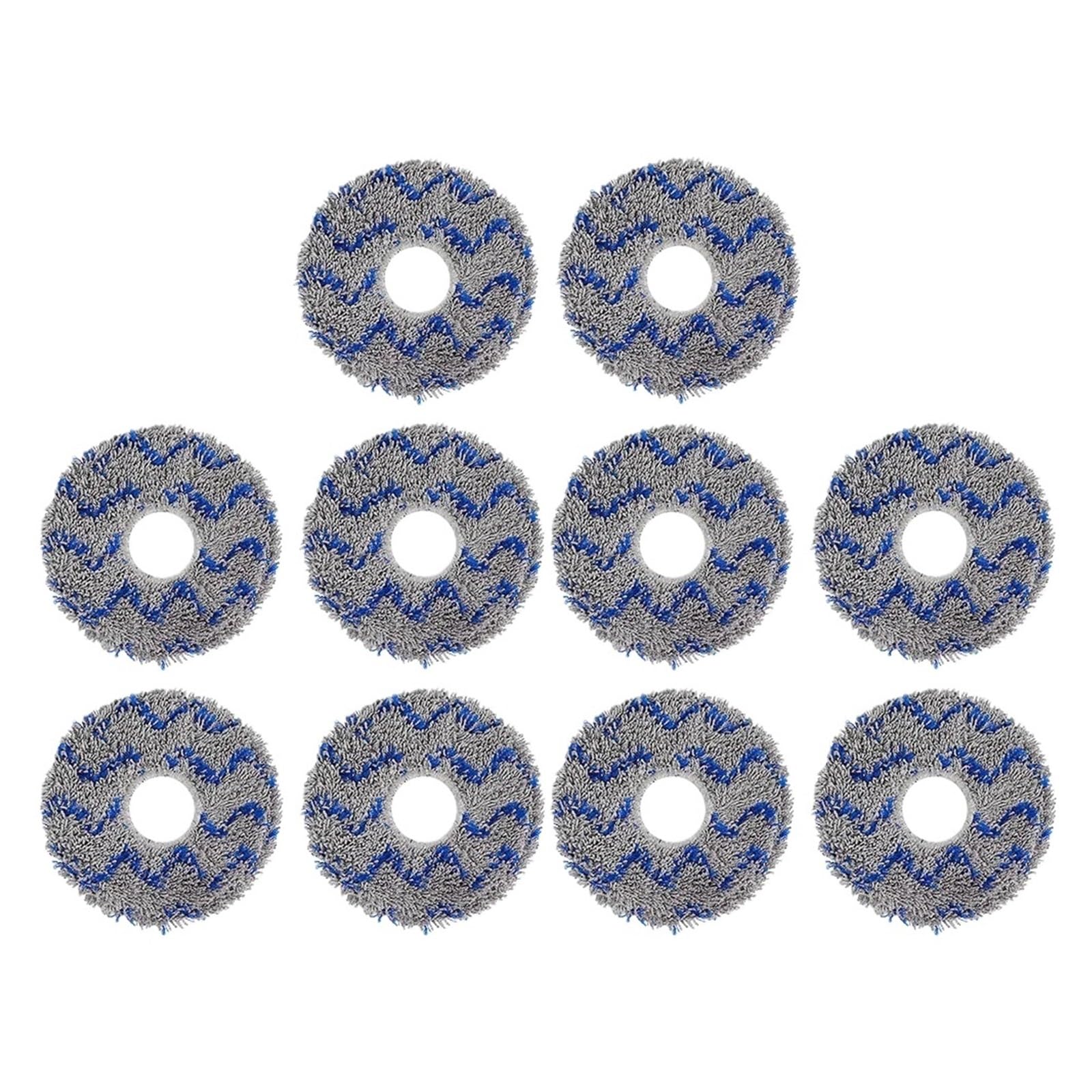 Eezii 10Pc Mop Cloth,Compatible Forxiaomi，X10+ X20 Max,Compatible Fordreame，L20 Ultra L30 Ultra X20 Pro L10s Pro Ultra X40 Ultra X40 Pro S30 Pro Vacuum Cleaner(10Pc)