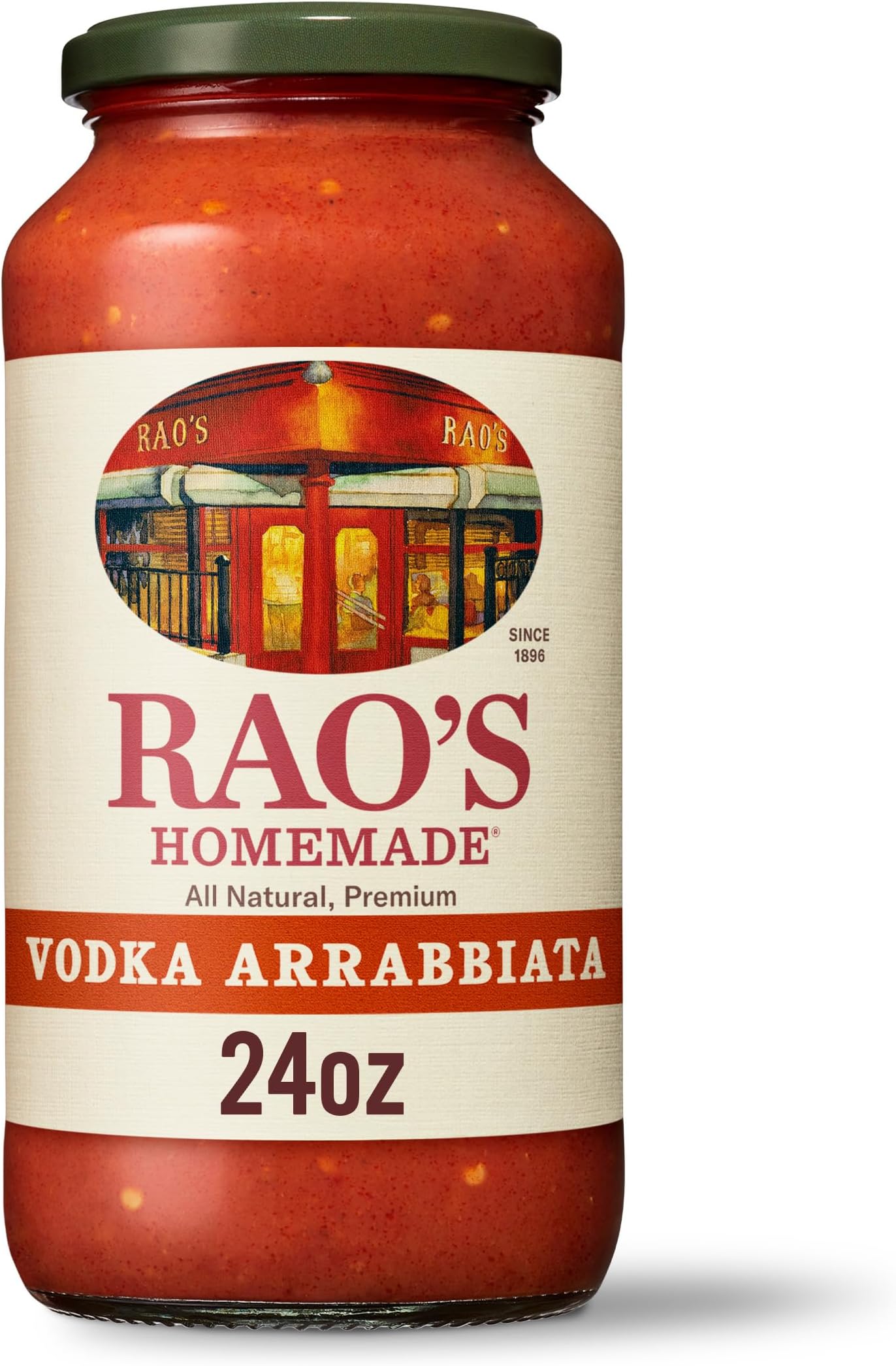 Rao's Homemade Vodka Arrabbiata Sauce, 24 oz, Tomato Sauce