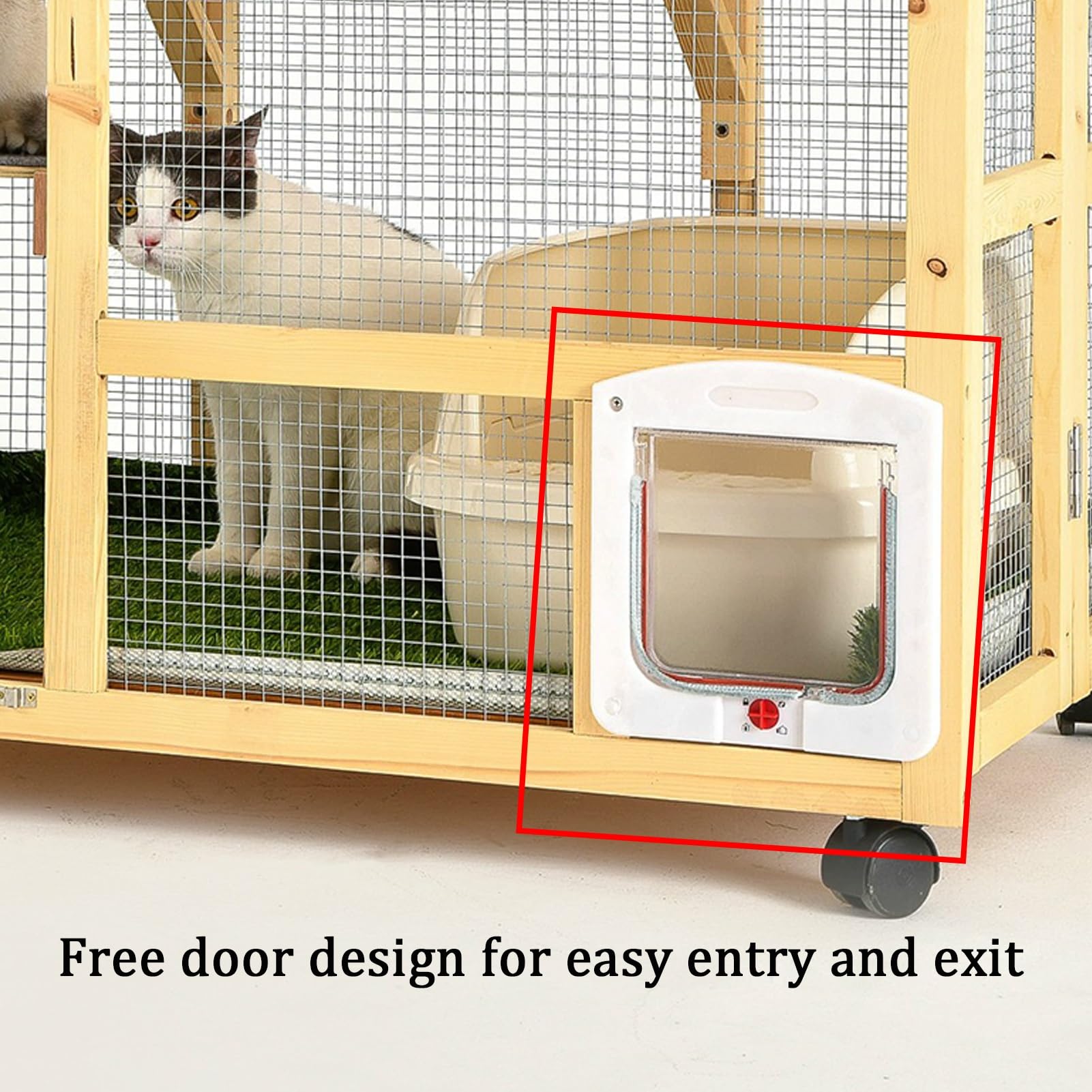 Amazon.co.jp: YHWKGZ 猫ケージ、き小型キャットケージ、鉄製