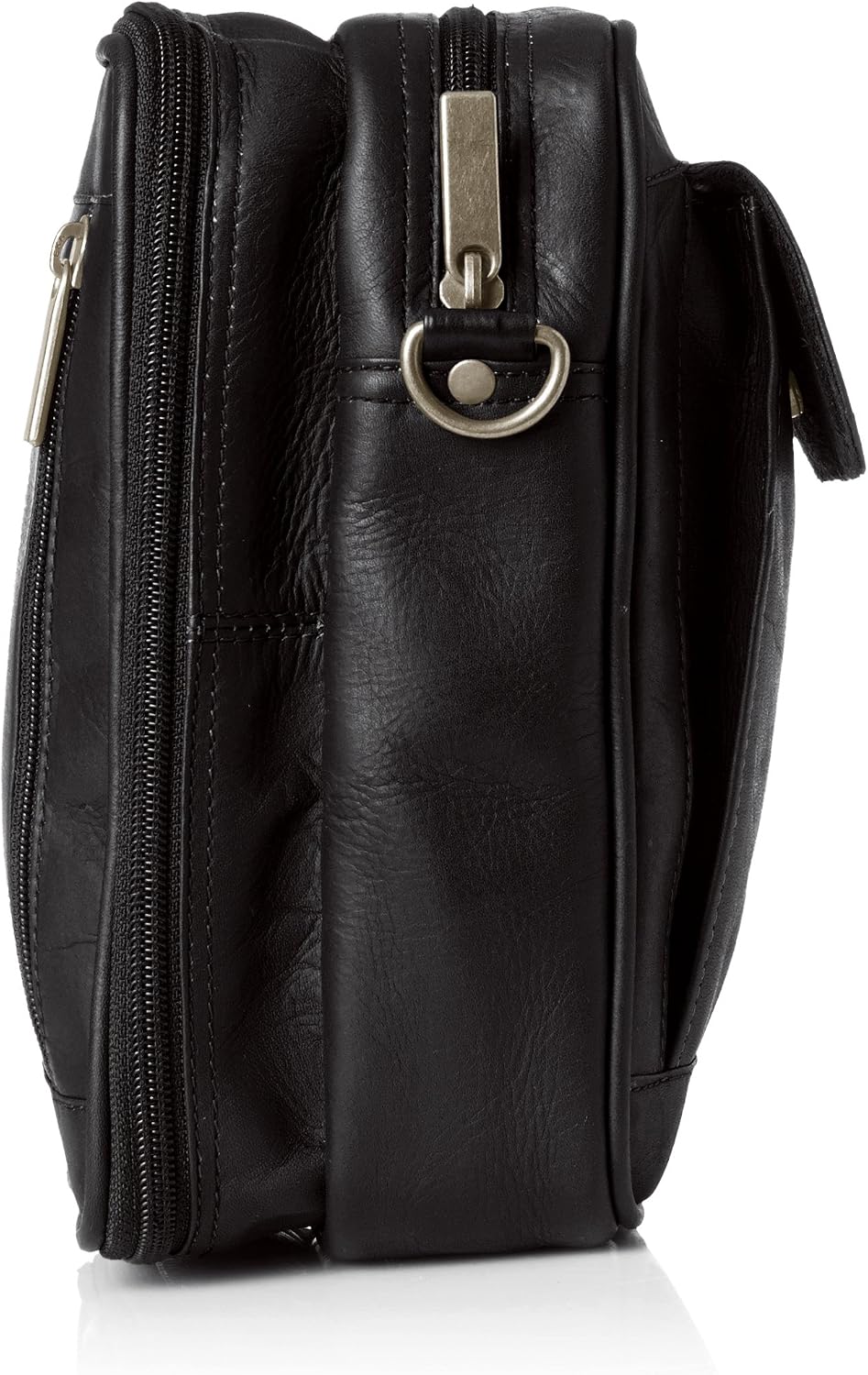 David King & Co. Male Bag with Organizer Inside, Black, One Size