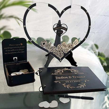 Personalized Wedding Guest Book Alternative and Baby Shower Decorations