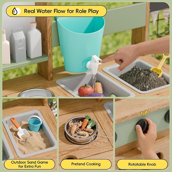 Outdoor Mud Kitchen for Kids - 3