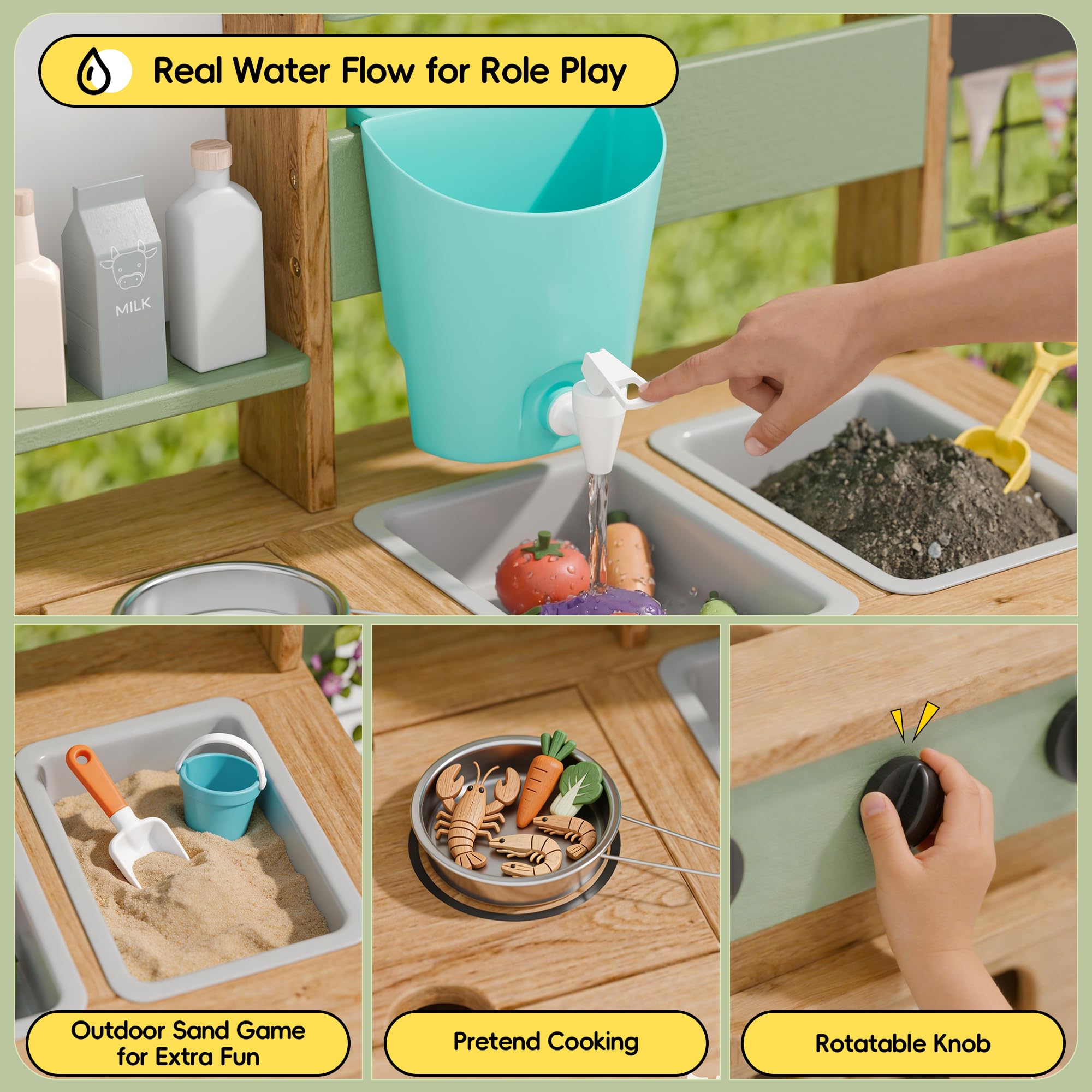Outdoor Mud Kitchen for Kids — view 3