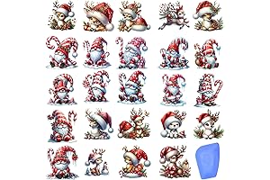 Christmas Rub Ons: Enchant Your Crafts with Holiday Charm