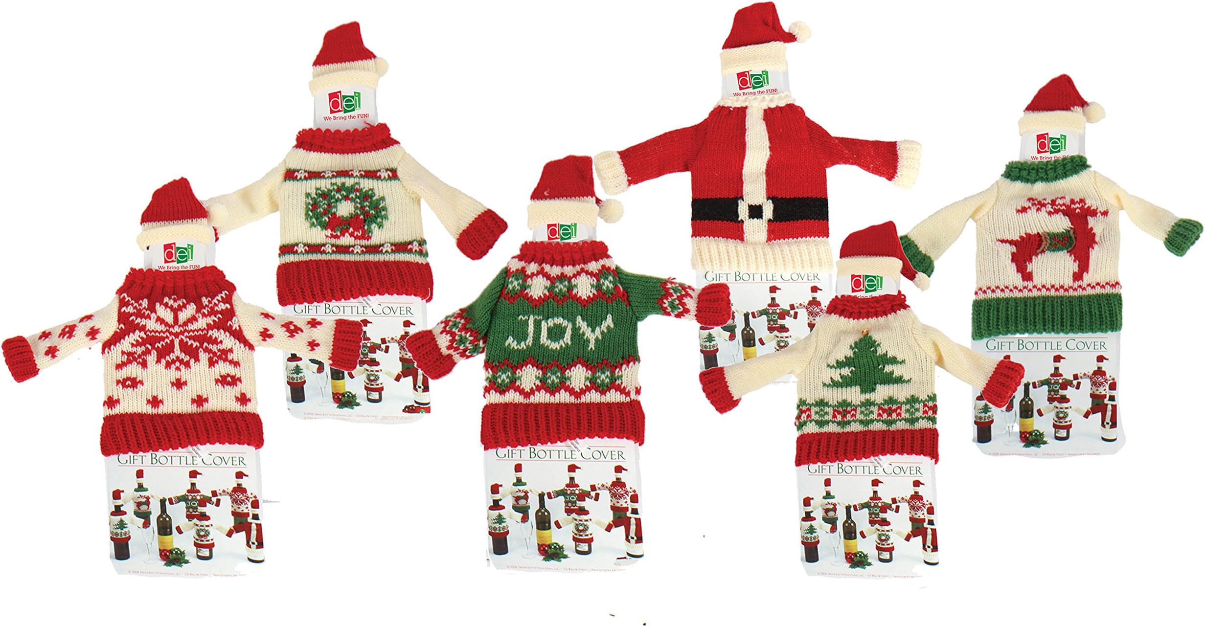 Wine Bottle Cover, Christmas Wine Decoration, Wine Bottle Dress, Holiday Clothing Wine Bottle Cover, SNOWMAN Wine Gift Tag - Set of 2