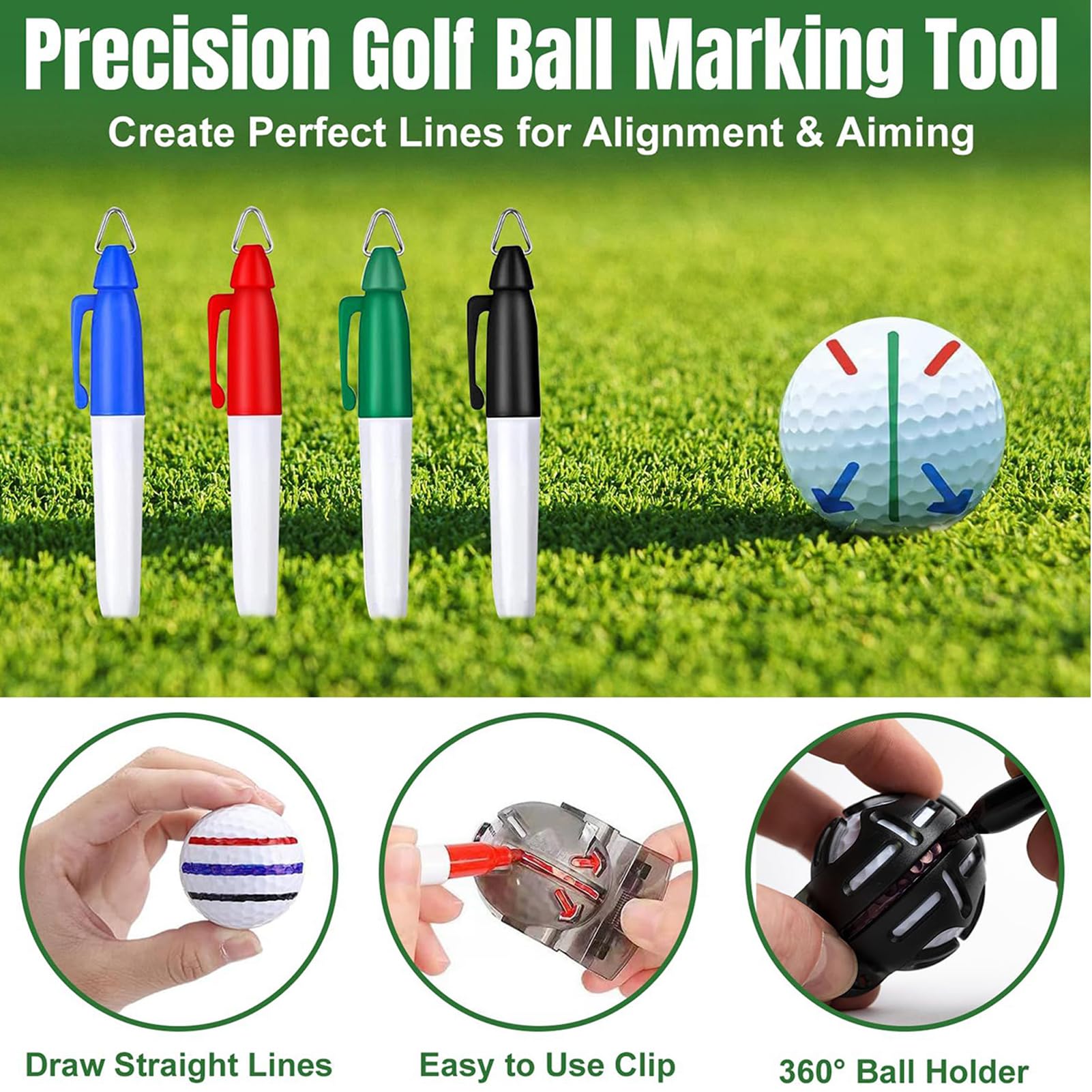 Golf Weihnachts Adventskalender 24 Sport Dekorationen
