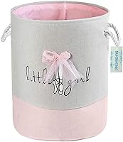 Vista 13 de LANGYASHAN Cesta de Ropa de Lona Plegable Organizador Cesta de Almacenamiento para Niños y Niñas Cesto de Ropa Sucia Contenedores de Juguetes Cestas