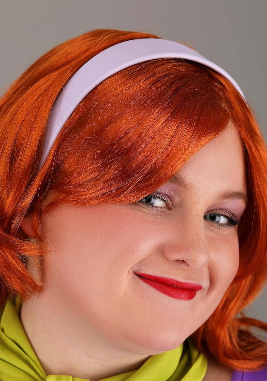 Women's Plus Size Scooby Doo Daphne Costume for Adults - Officially Licensed Daphne Dress, Scarf, and Headband