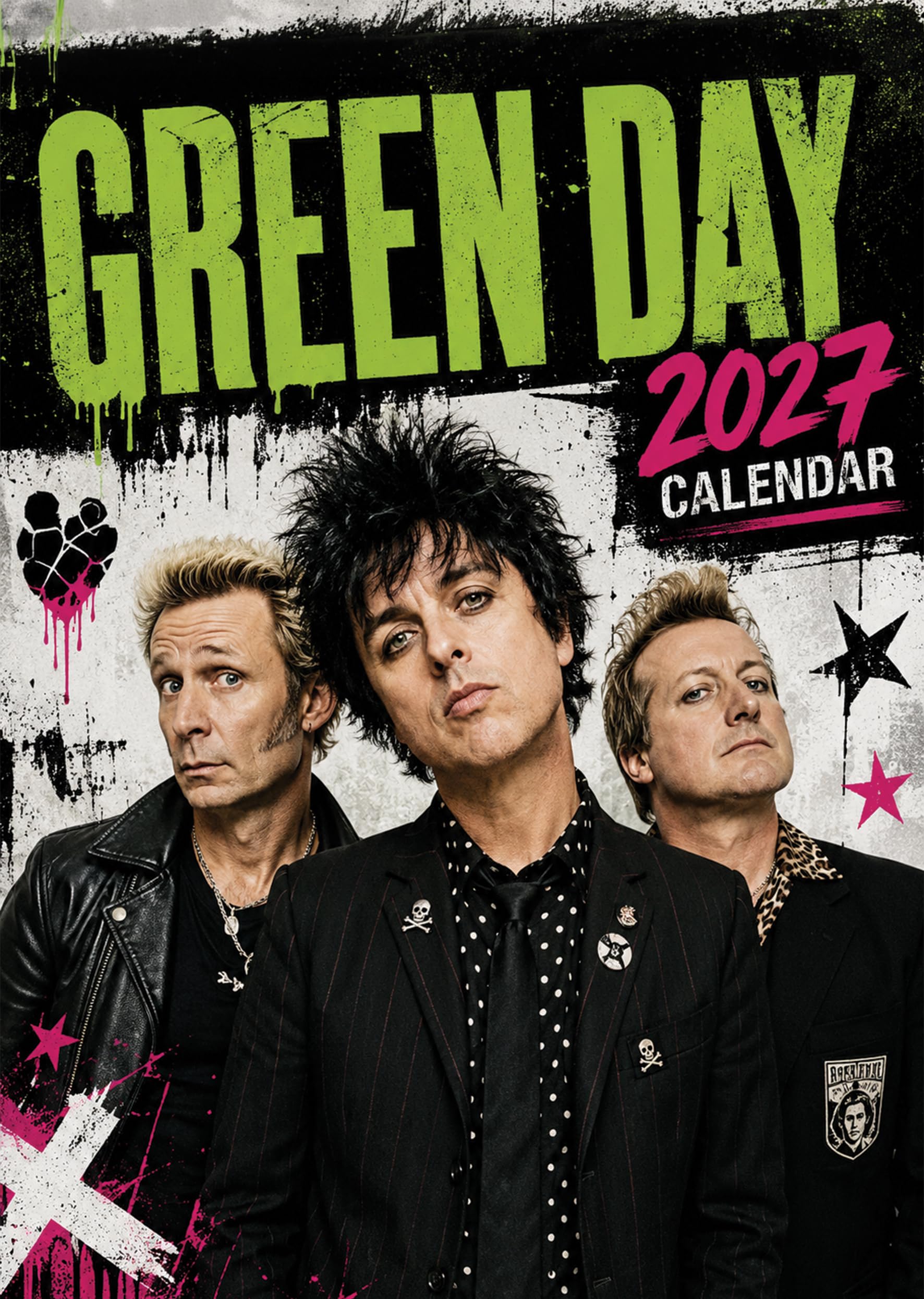 Green Day 2027 Wall Calendar | A3 Size | Premium Quality | Ideal for Fans & Collectors