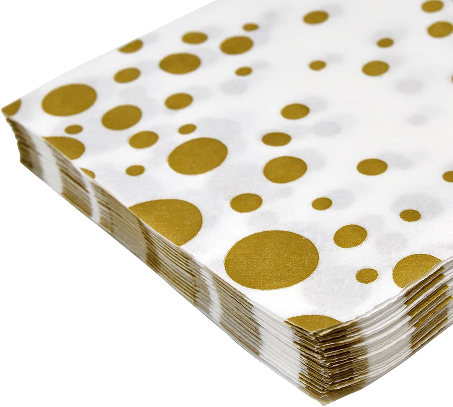 Uр Tо 40% оƒƒ 100 White Decorative Gold Dots Paper Luncheon Napkins Bulk Pack for Birthday Baby Bridal Shower Wedding 50th Anniversary Dinner and Confetti Party Supplies by Gift Boutique Uр Tо 40% оƒƒ 100 White Decorative Gold Dots Paper Luncheon Napkins Bulk Pack for Birthday Baby Bridal Shower Wedding 50th Anniversary Dinner and Confetti Party Supplies by Gift Boutique