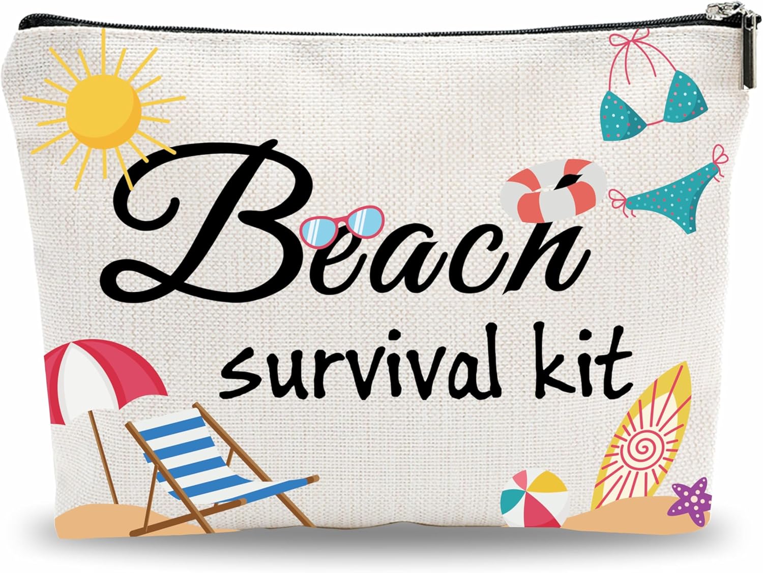 Beach Ready Makeup Bag – Summer Surfing Essentials & Travel Kit Beach Ready Makeup Bag – Summer Surfing Essentials & Travel Kit